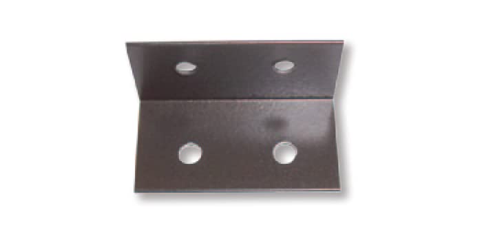 Bronze 4-Hole Clips Pack of 20 Aluminum Mounting Clips G779476