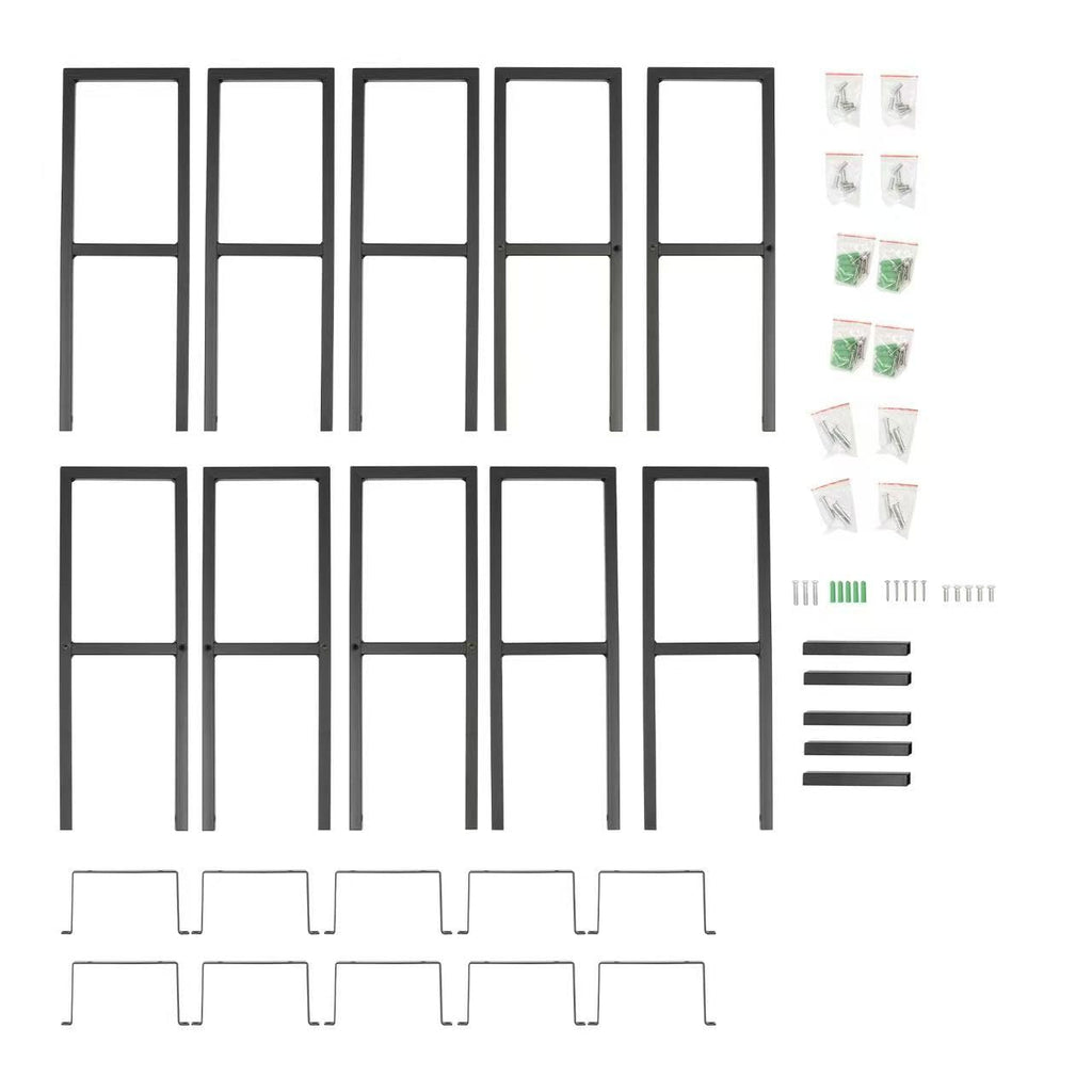 Black 5Pcs CD Racks W409193