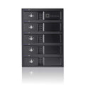 Black 5-Bay Raid Hard Drive Enclosure L478053
