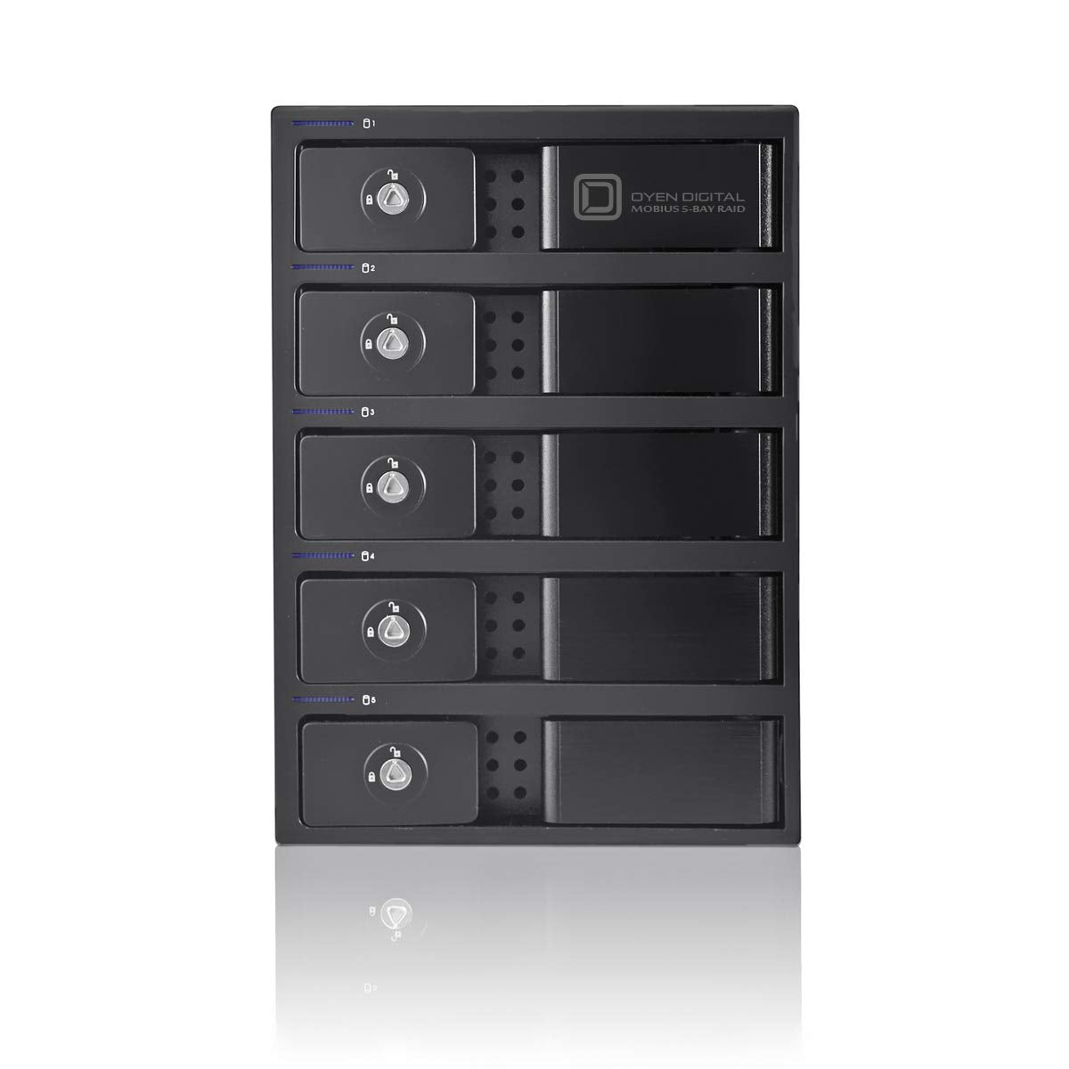 Black 5-Bay Raid Hard Drive Enclosure L478053