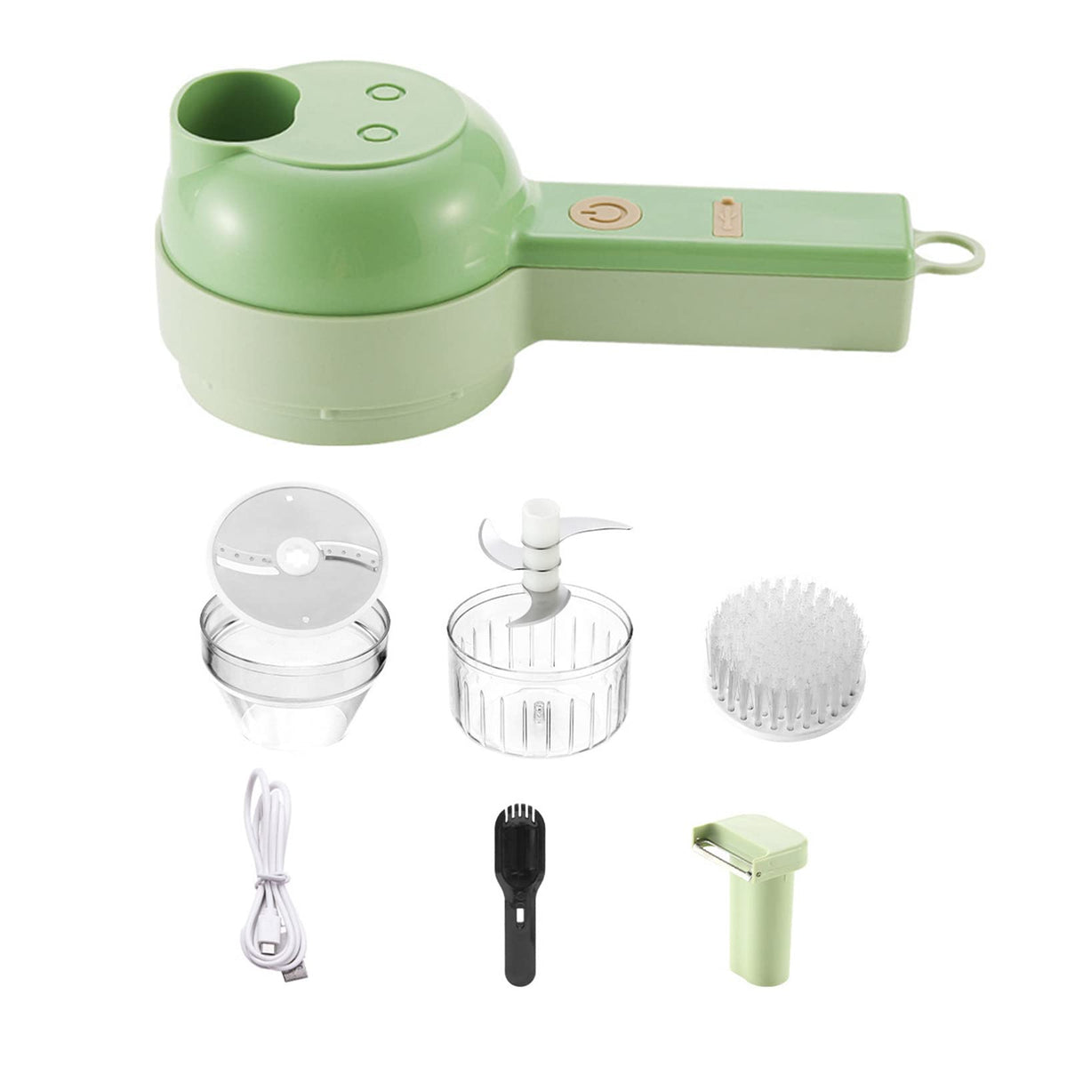 4 In 1 Cordless Electric Vegetable Cutter Y68162