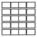 Black 5Pcs CD Racks W409193
