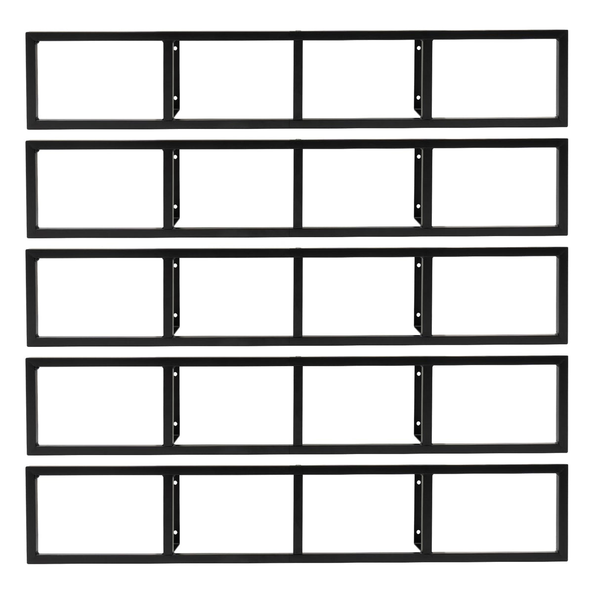 Black 5Pcs CD Racks W409193