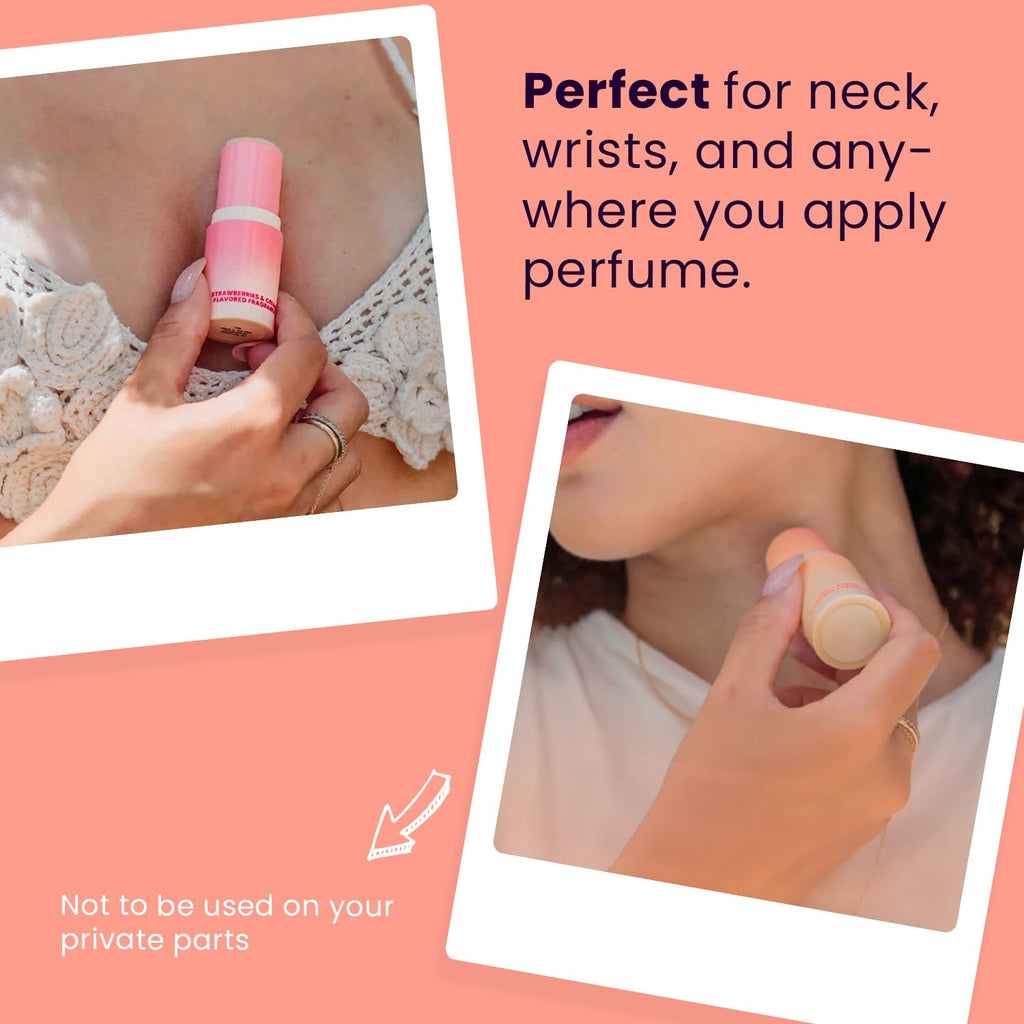 Portable Strawberries & Cream Perfume Stick Y77844