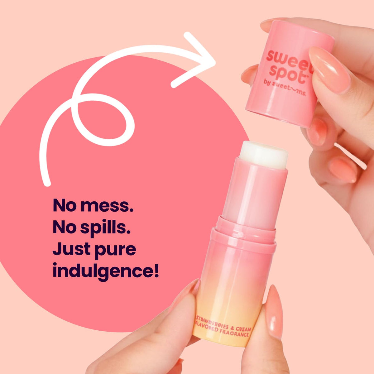 Portable Strawberries & Cream Perfume Stick Y77844