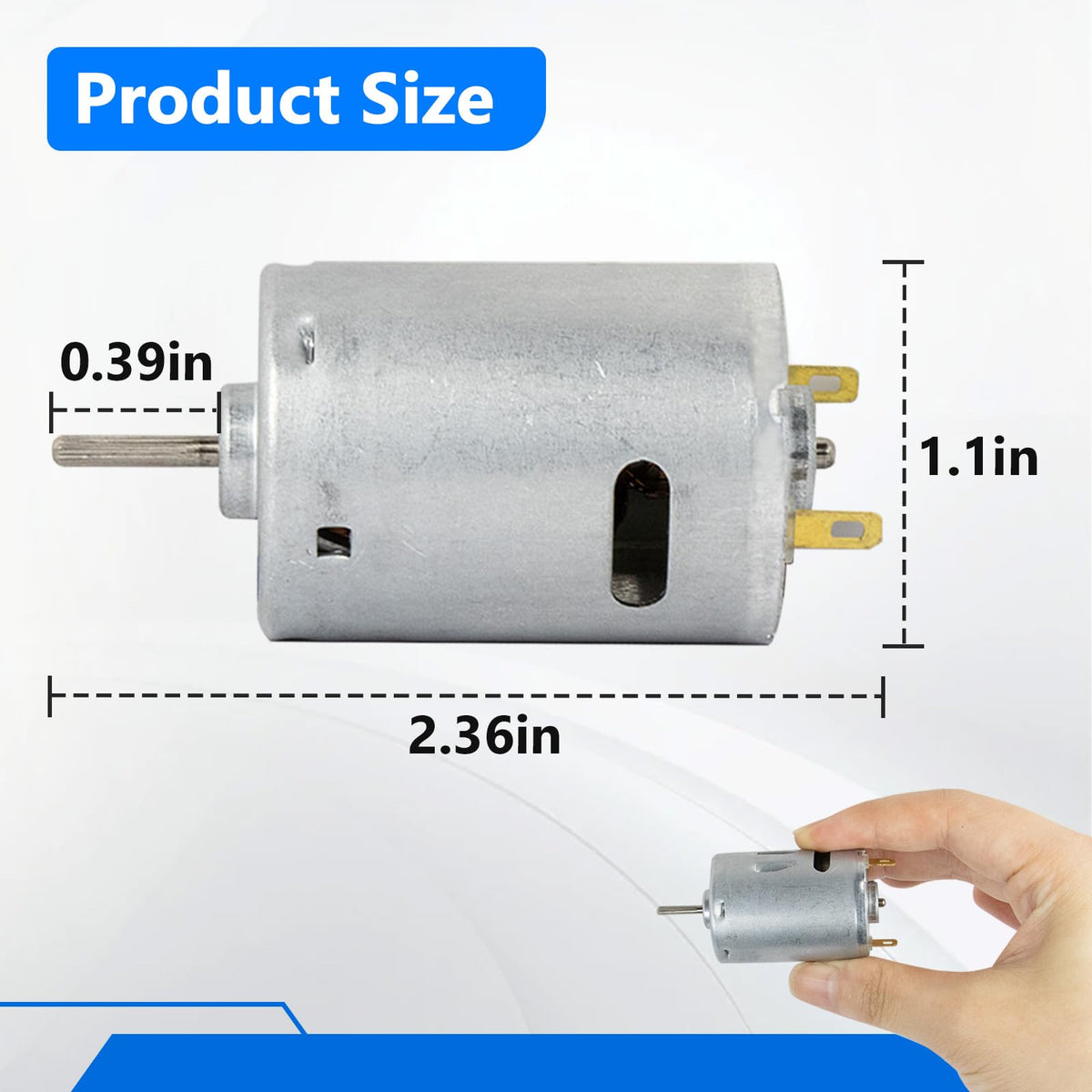 12V DC Fan Motor with Round Shaft G506