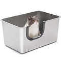 XXL High Sided Stainless Steel Litter Box I93464
