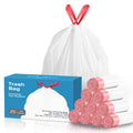 13.2 Gallon Tall Kitchen Drawstring Trash Bags, 200 Count Unscented Leak Proof F66742