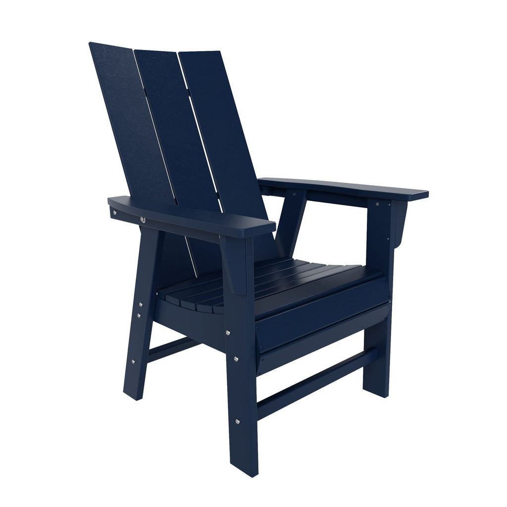 HDPE Adirondack Dining Chair Navy Blue V705047