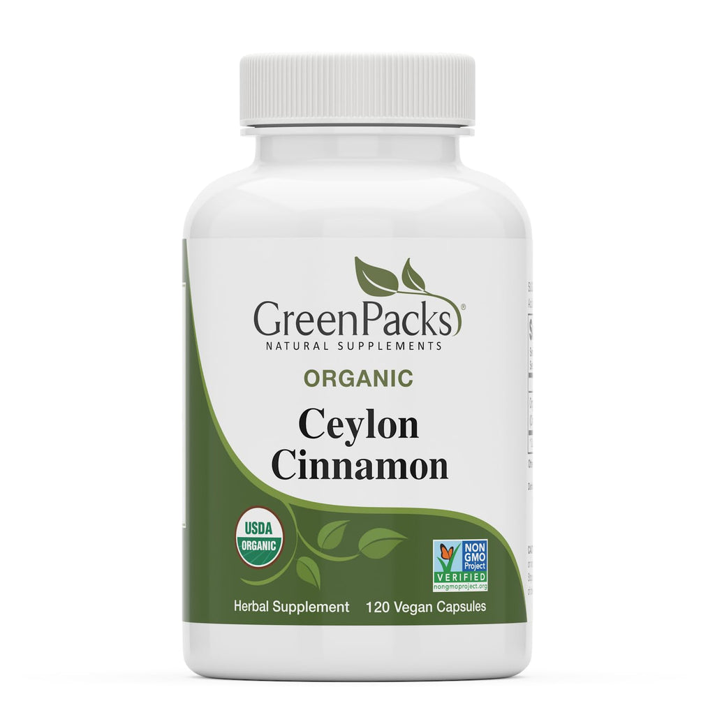 Organic Ceylon Cinnamon Supplement, 120 Capsules N669257