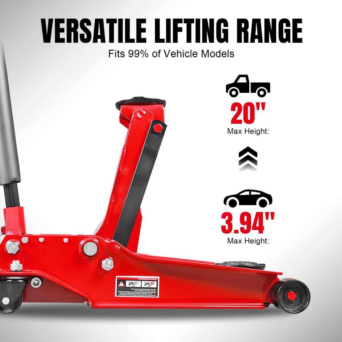 4 Ton Hydraulic Low Profile Floor Jack V90535