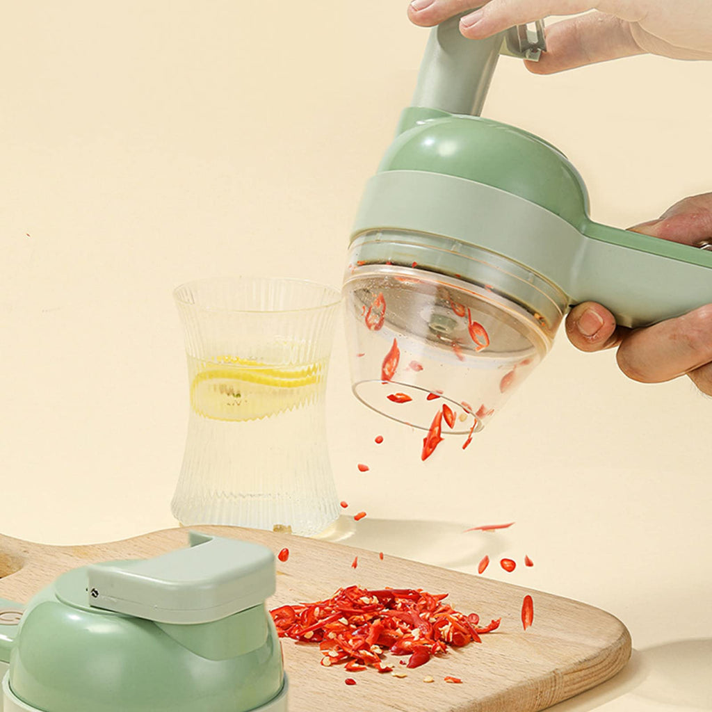 4 In 1 Cordless Electric Vegetable Cutter Y68162
