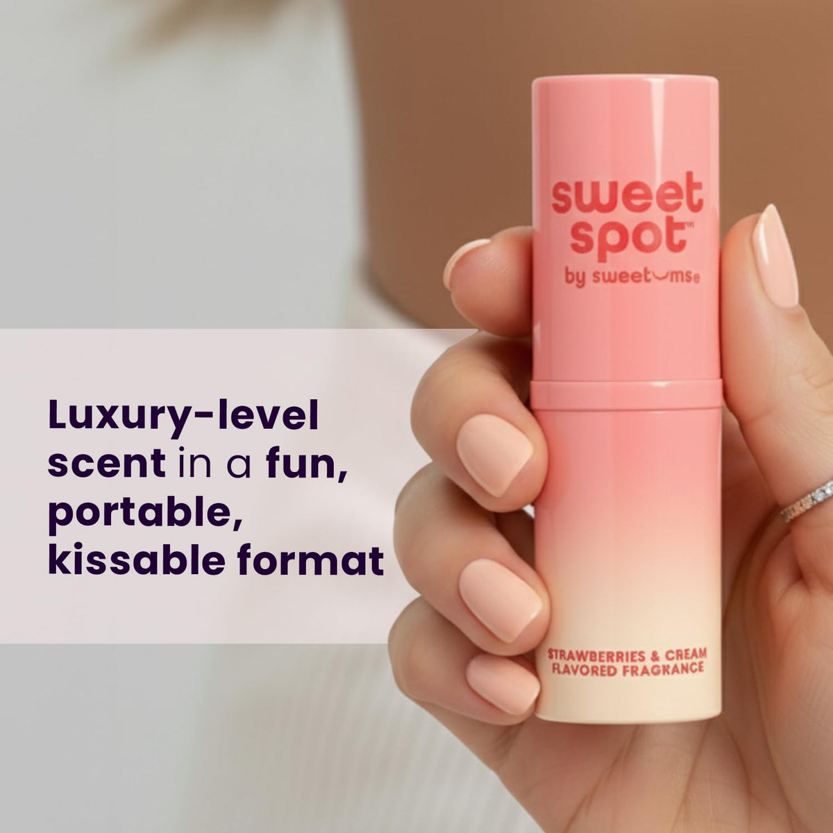 Portable Strawberries & Cream Perfume Stick Y77844
