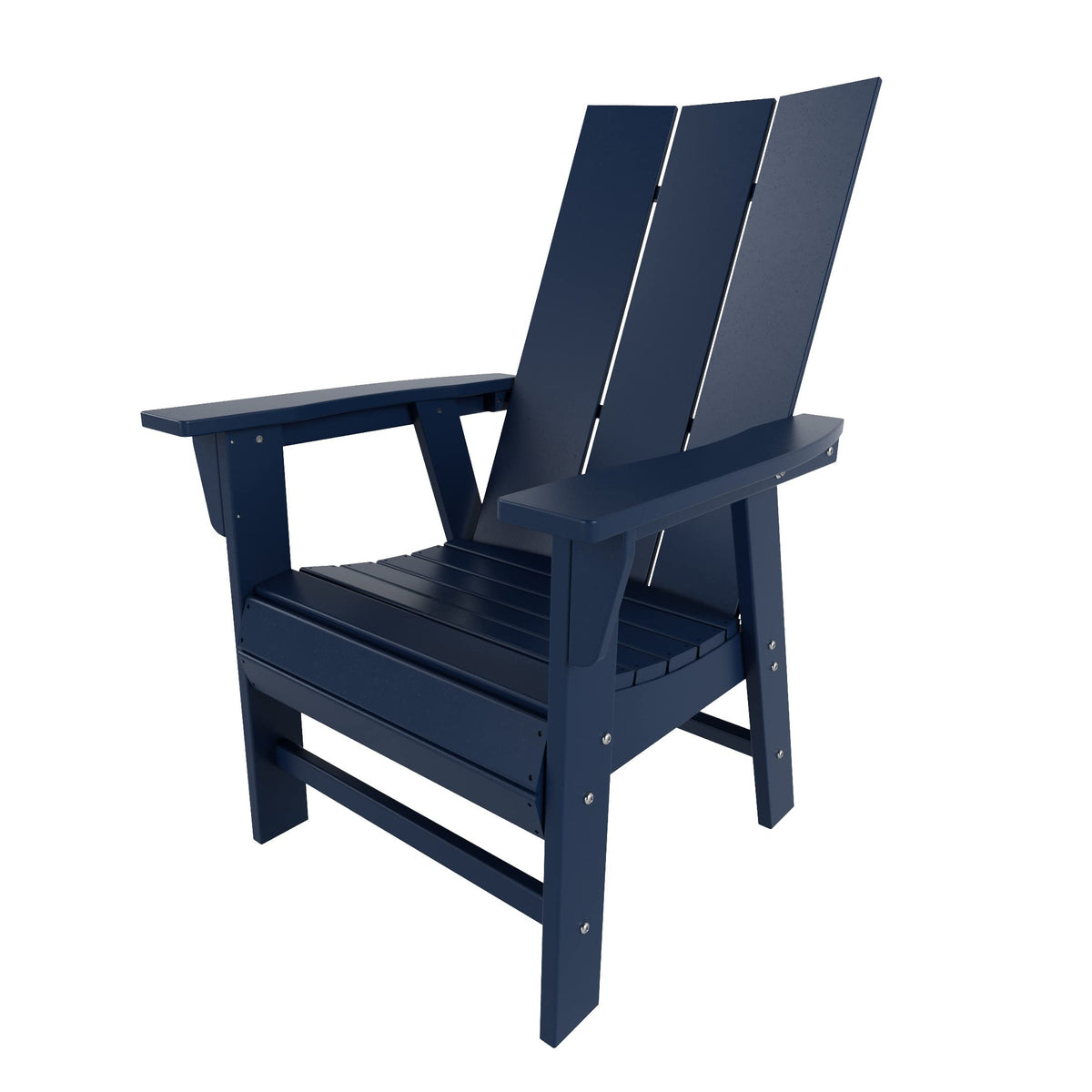 HDPE Adirondack Dining Chair Navy Blue V705047