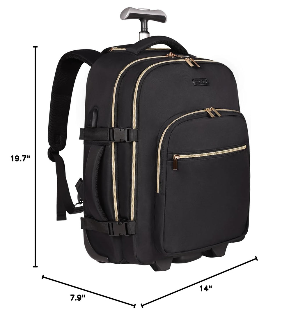 Rolling Backpack with Wheels Y4825