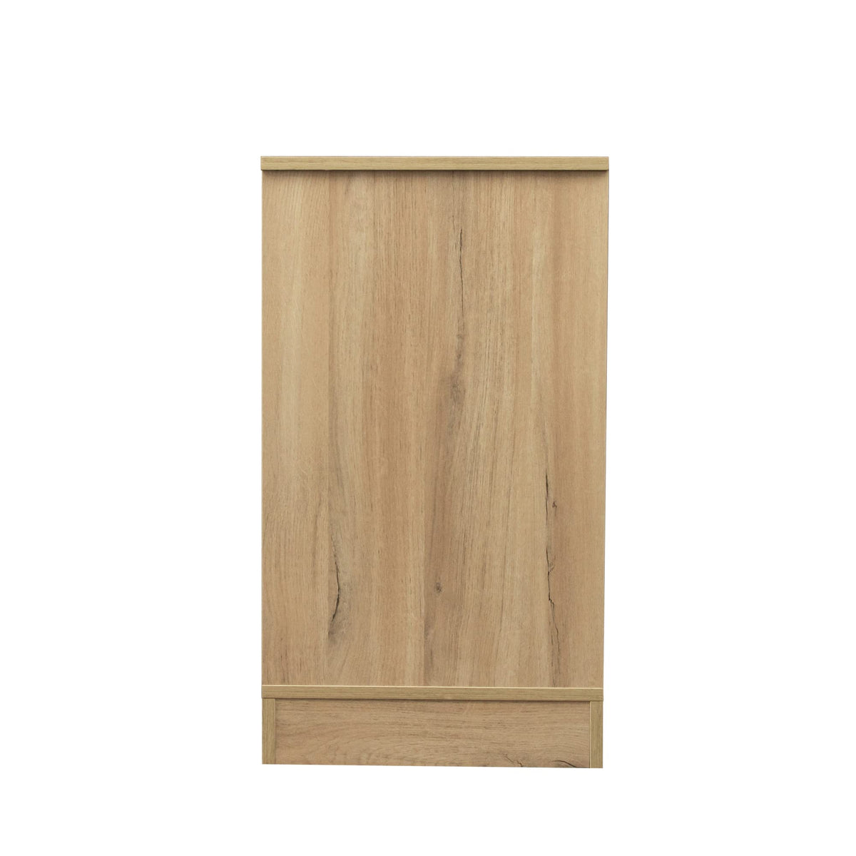 Sliding Barn Door Wood TV Stand with Adjustable Shelves R41457