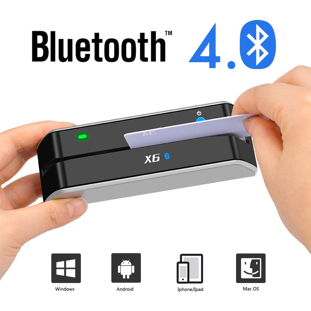 Bluetooth Card Reader Writer USB 3 Tracks Swipe Encoder X698