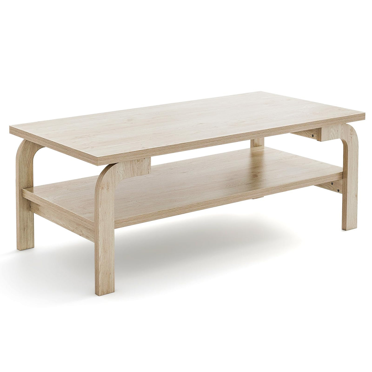 2-Tier Coffee Table with Storage L2077