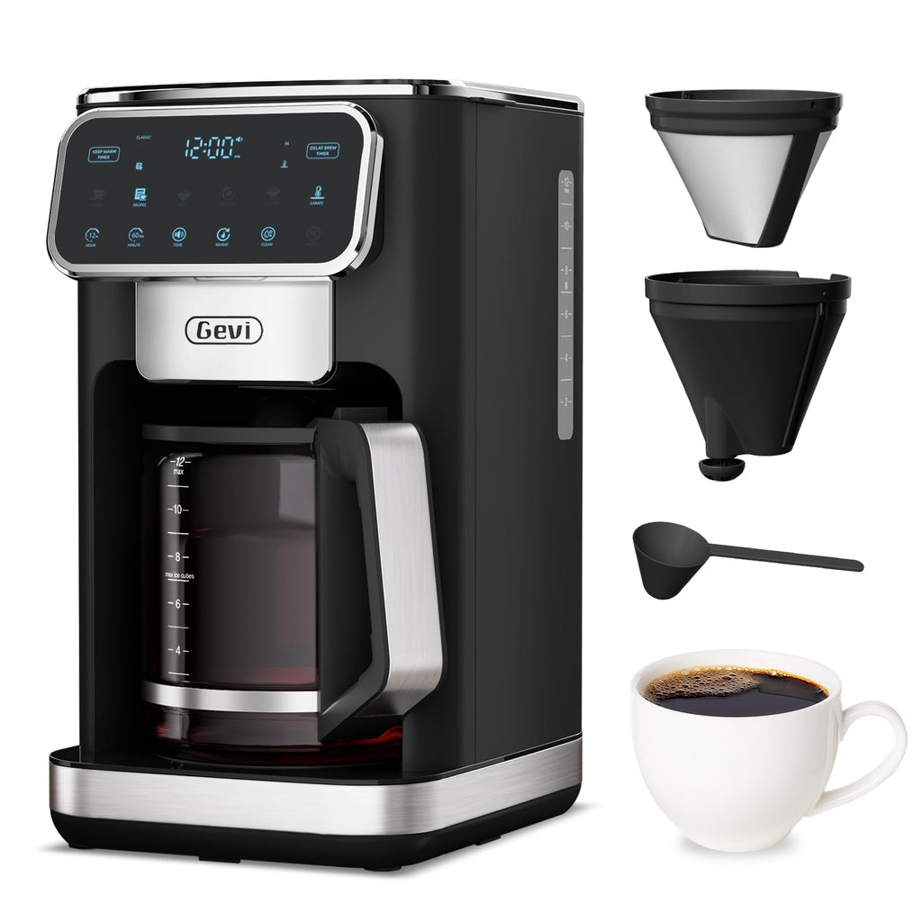 12-Cup Coffee Maker with Glass Carafe Y902474