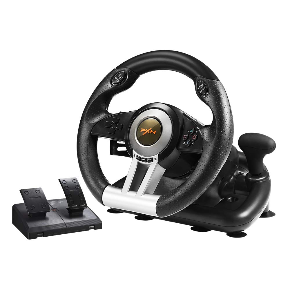 Gaming Steering Wheel with Pedals O46165