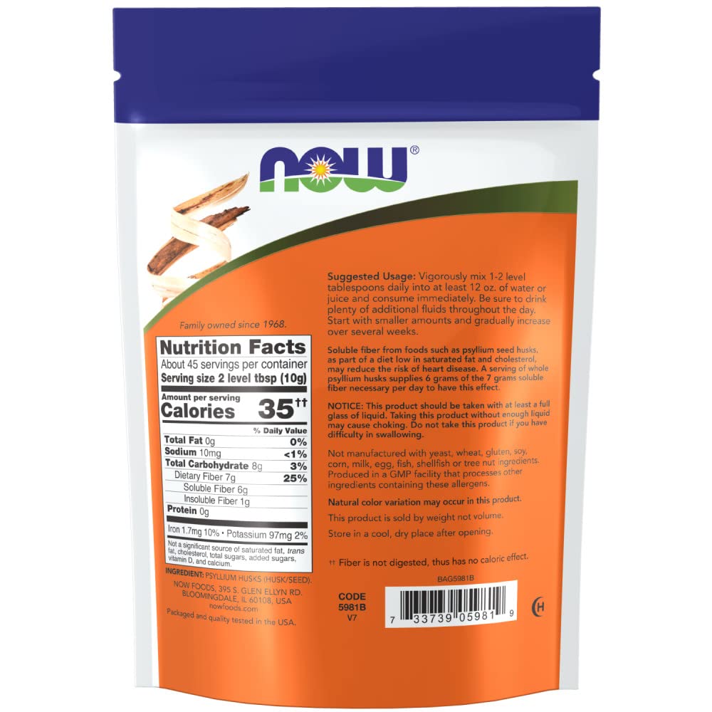 Psyllium Husks Whole 16 Oz Pack of 2 X87945