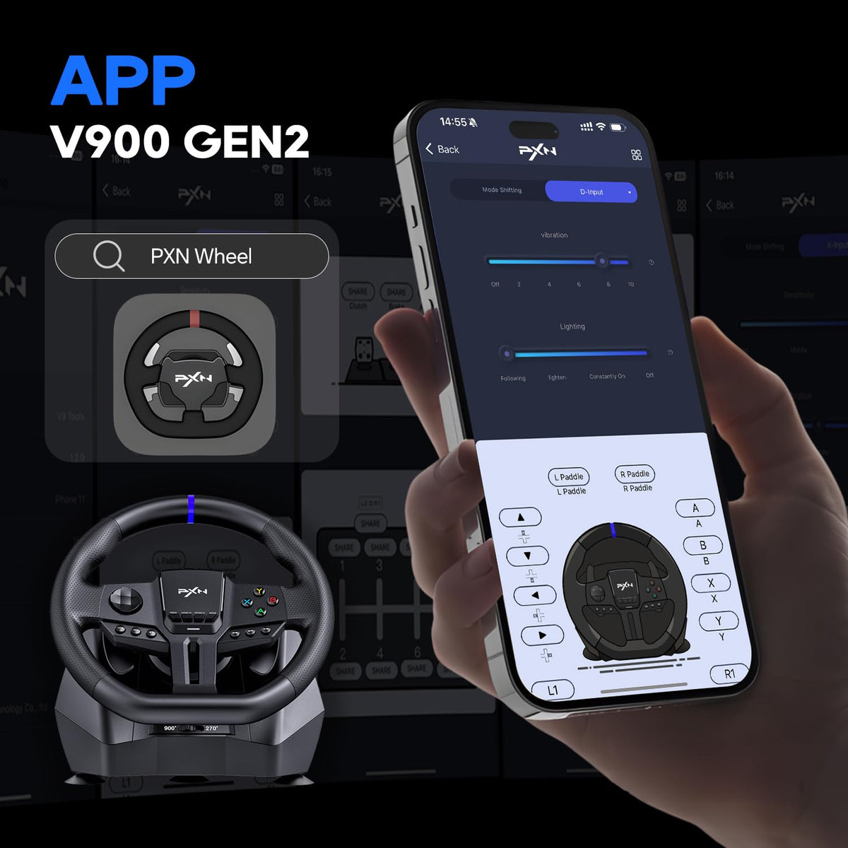 Gaming Steering Wheel F14497