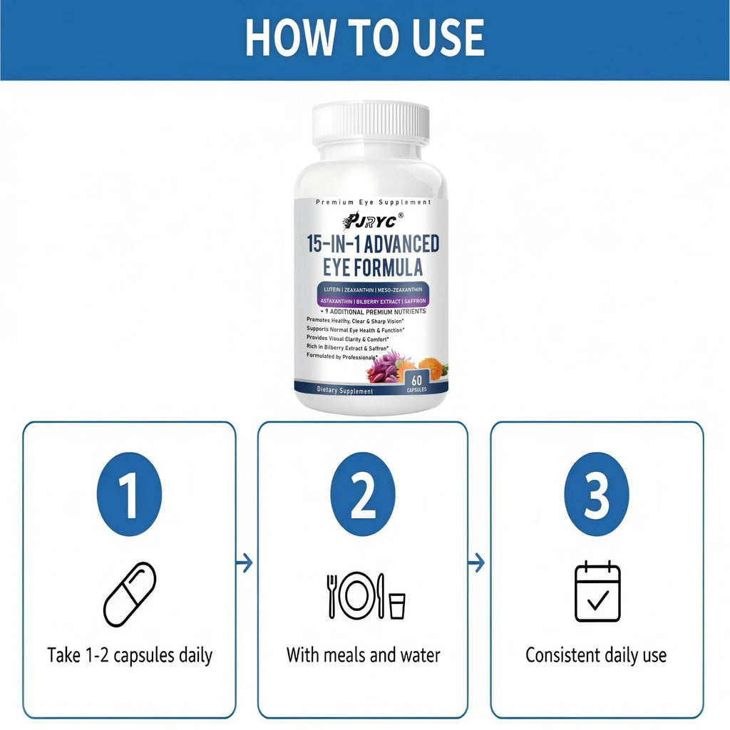 15 in 1 Eye Formula with Lutein 120 Capsules I41955