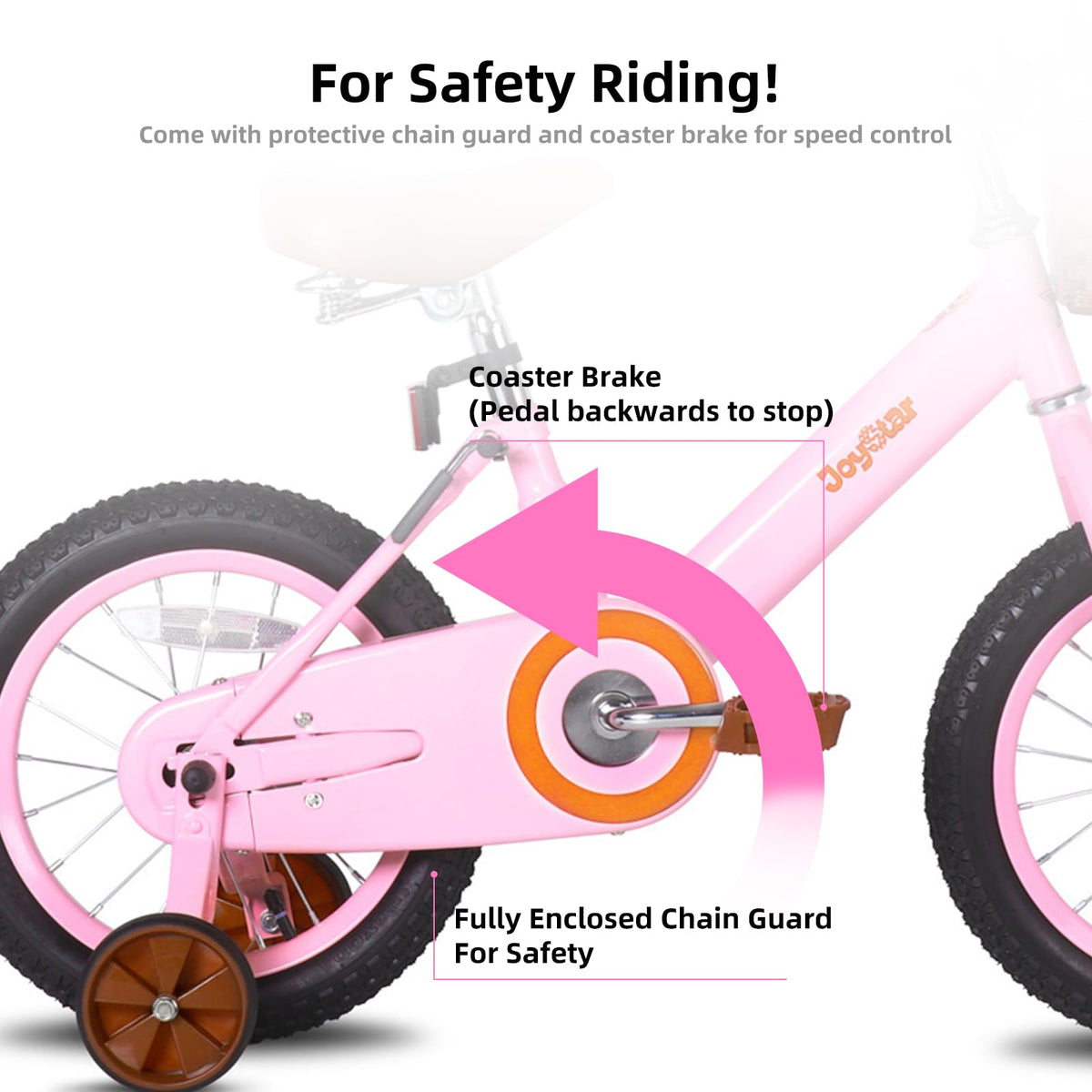 12-16" Kids Bike with Training Wheels K2899