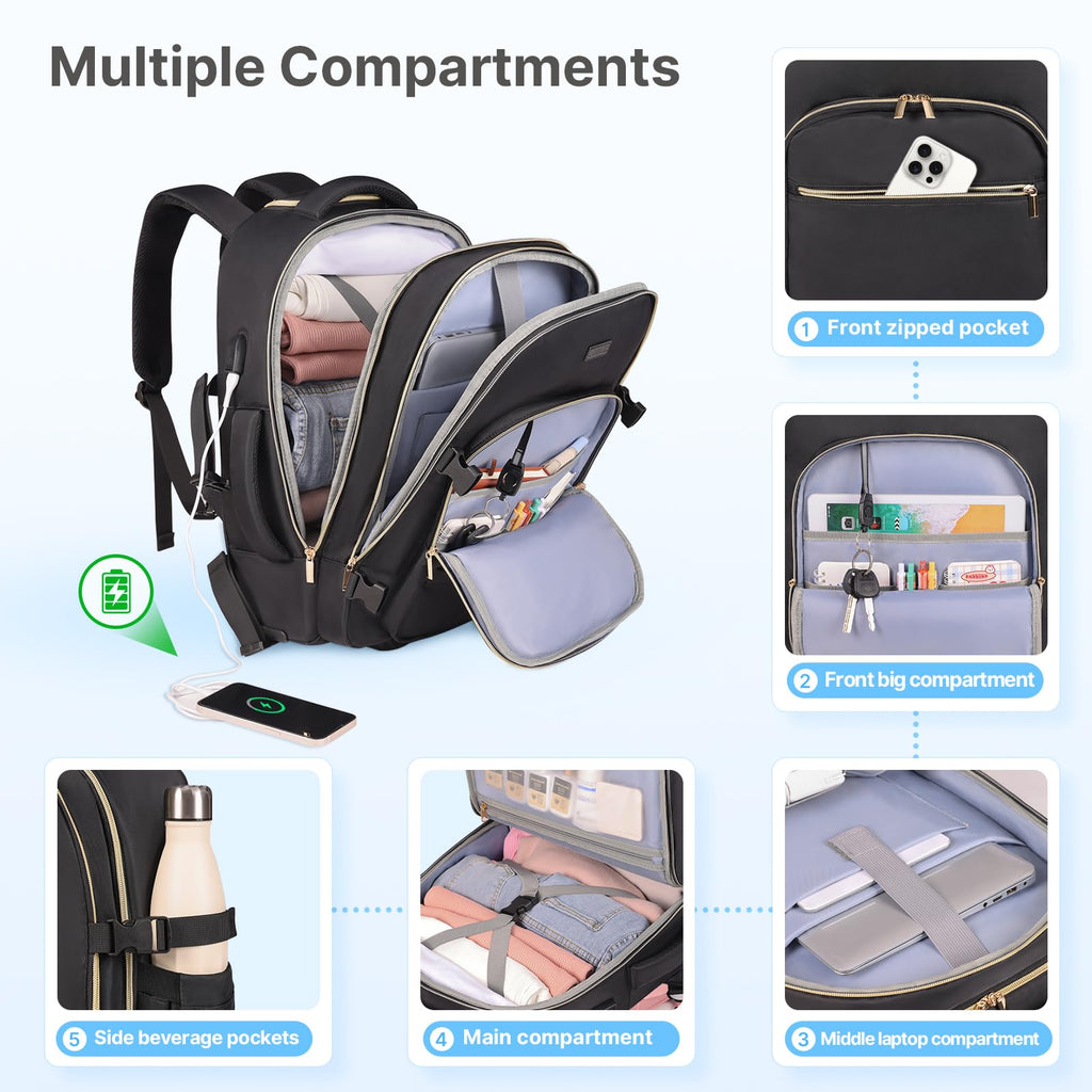 Rolling Backpack with Wheels Y4825