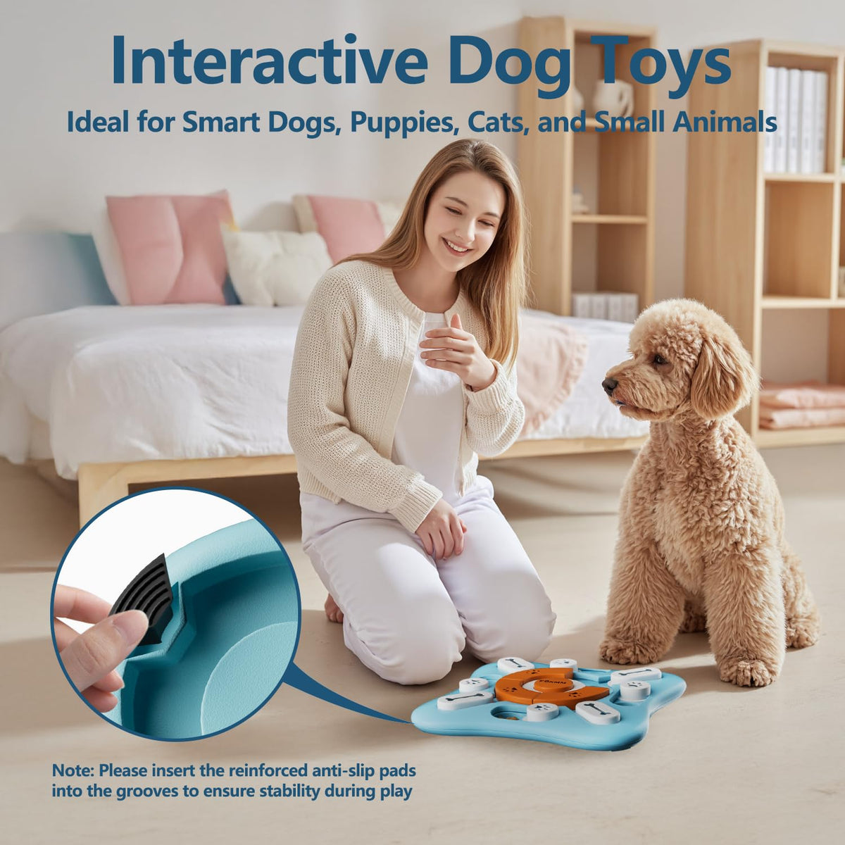 Interactive Dog Treat Puzzle Toys K12808