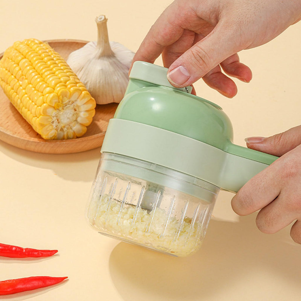 4 In 1 Cordless Electric Vegetable Cutter Y68162