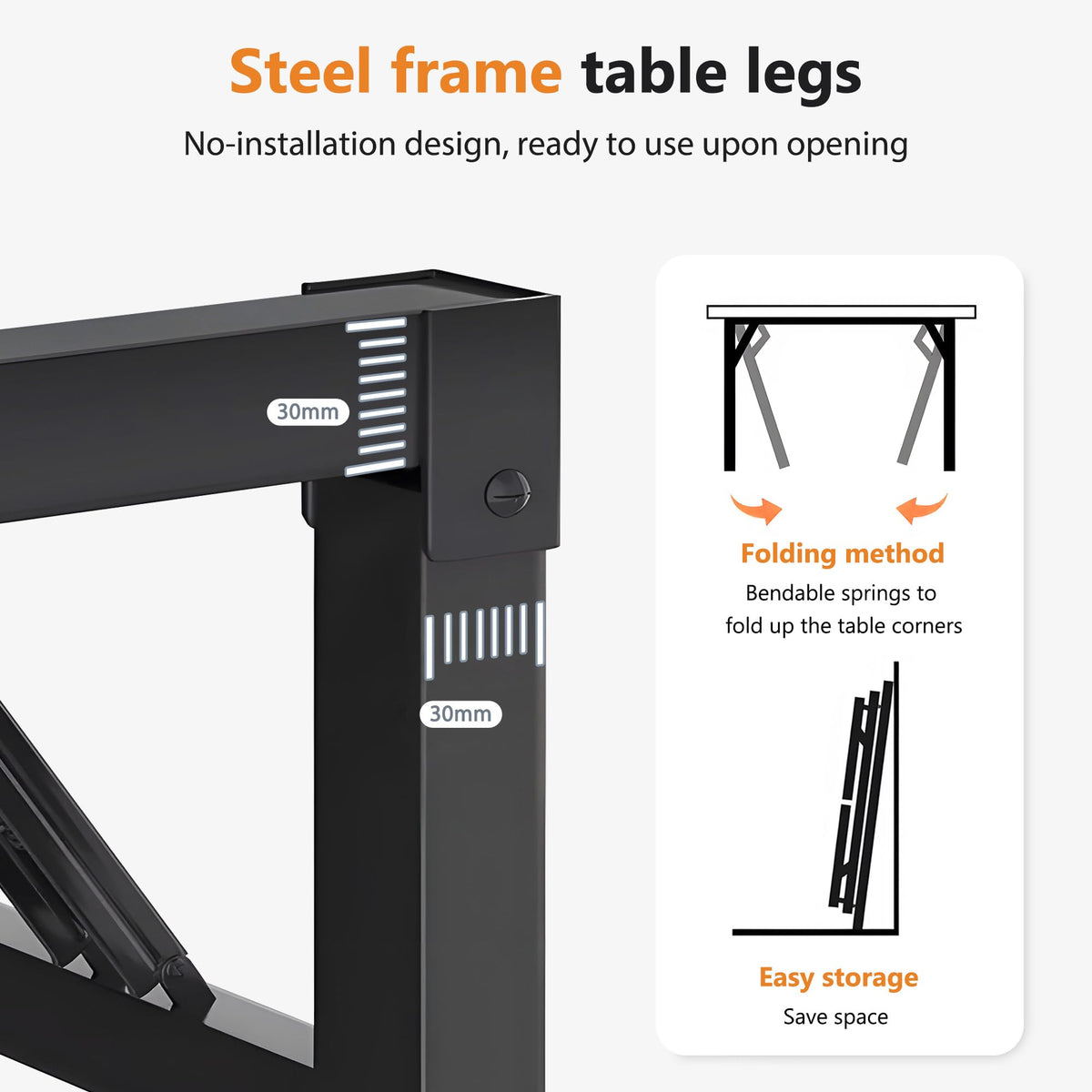 54.3 Inch Folding Computer Desk W984