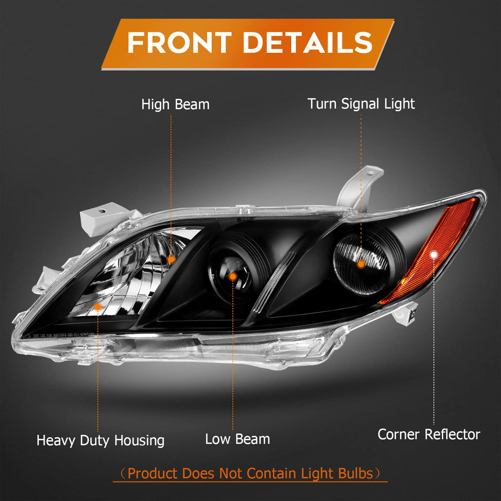 Headlights for Toyota Camry 2007-2009 H715804