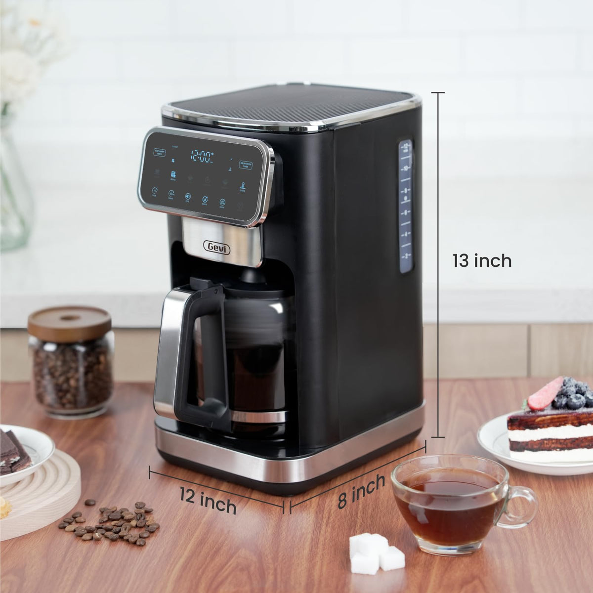 12-Cup Coffee Maker with Glass Carafe Y902474