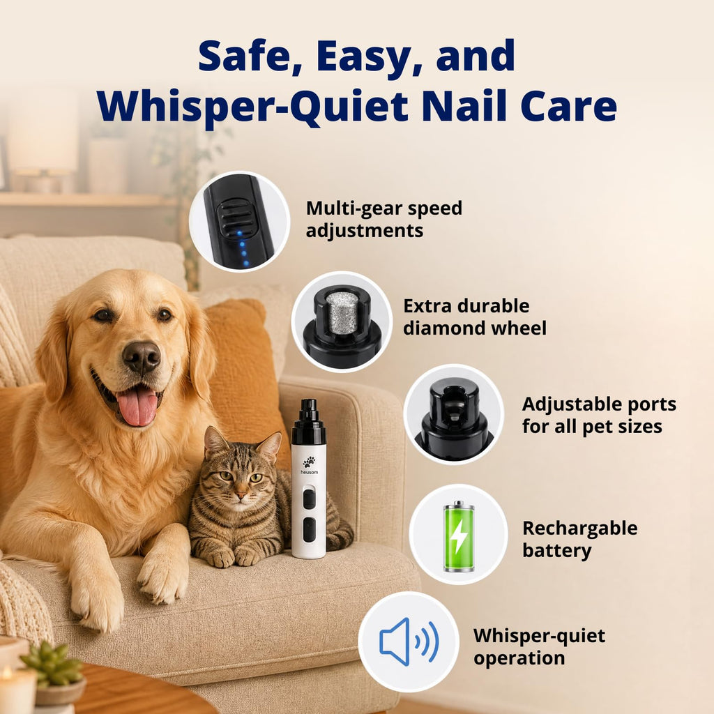 Whisper Quiet Pet Nail Grinder K7009