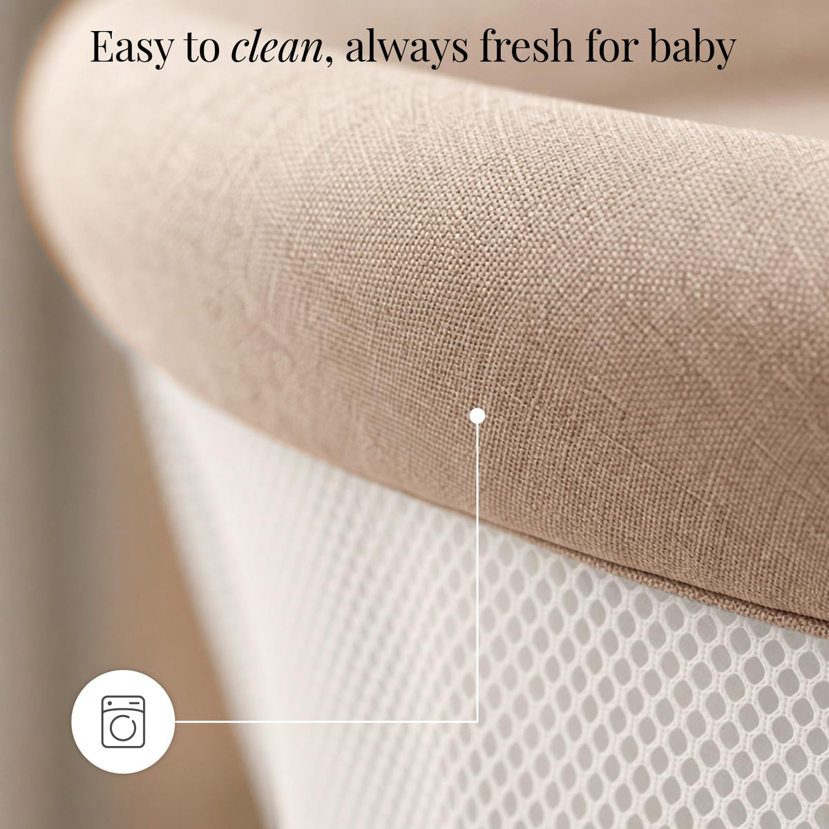 Beige Travel Bassinet I633164