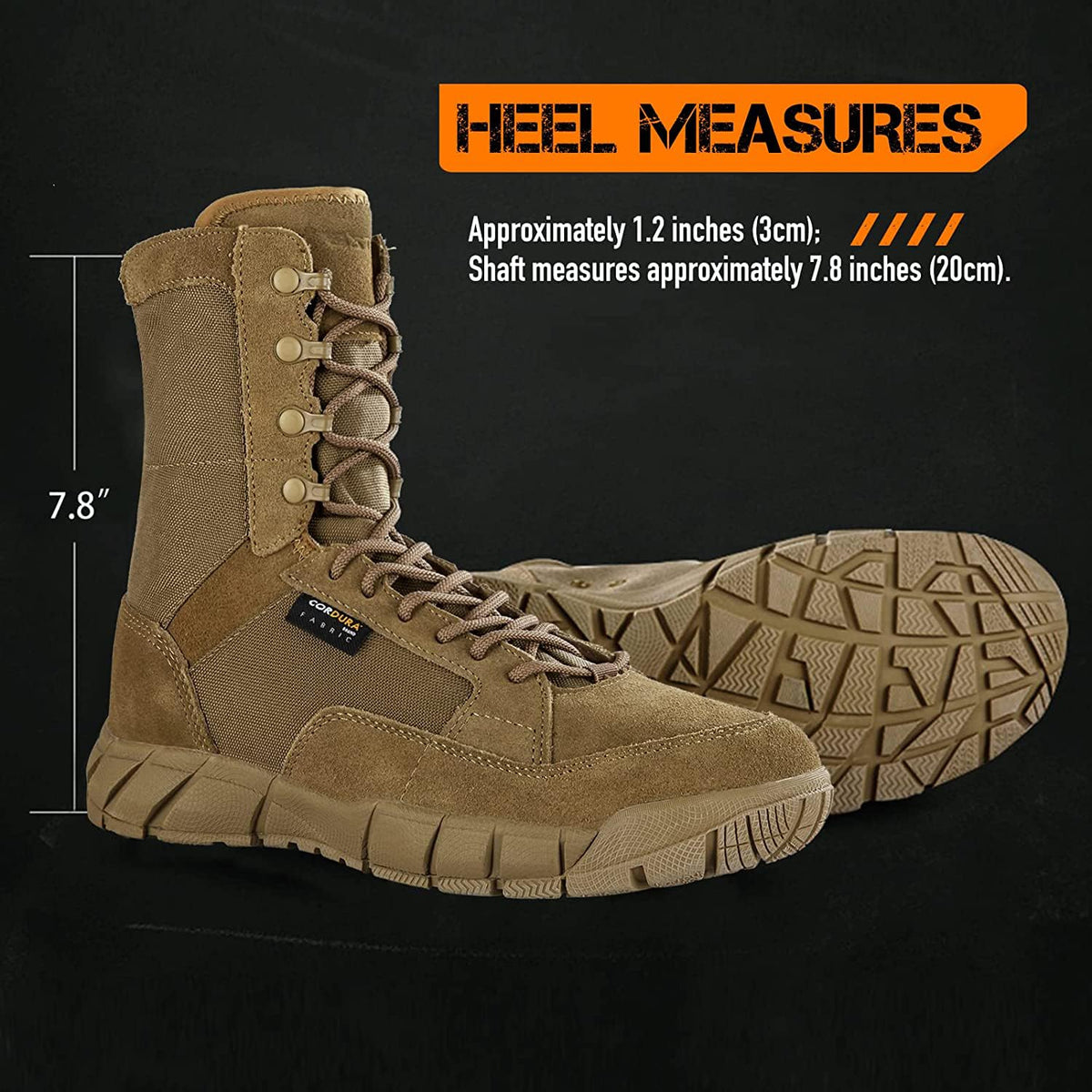 8 inch Lightweight Tactical Boots W699342