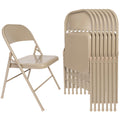 Folding Chair Set of 8 Heavy Duty Metal Stackable B86171
