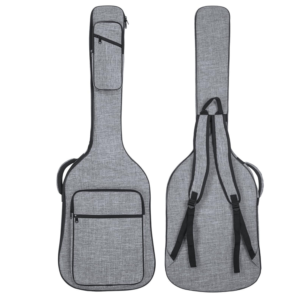 47 Inch 11mm Padding Grey Electric Bass Guitar Bag K709
