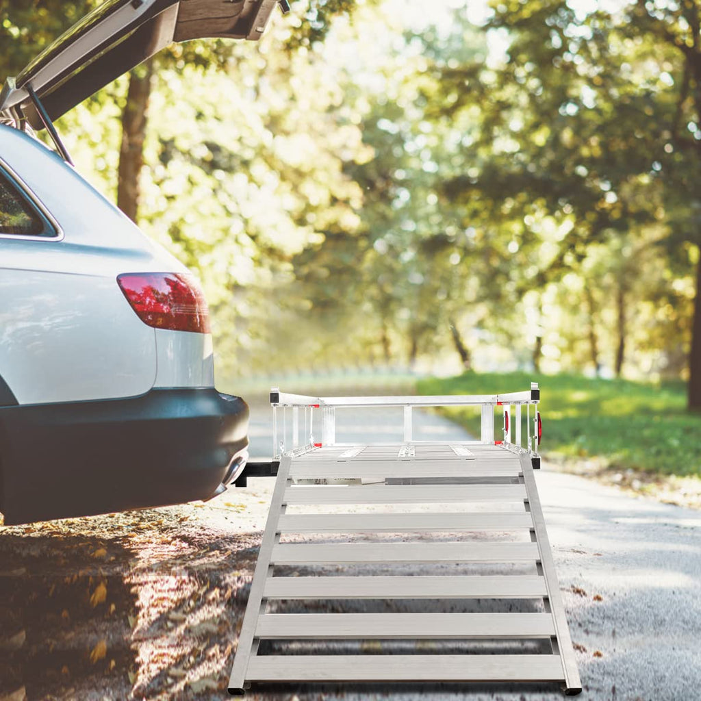 Aluminum Cargo Carrier with Ramp B6730