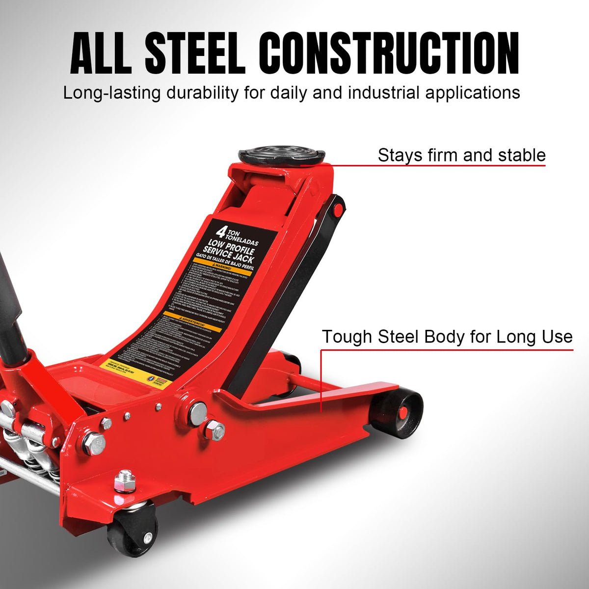 4 Ton Hydraulic Low Profile Floor Jack V90535