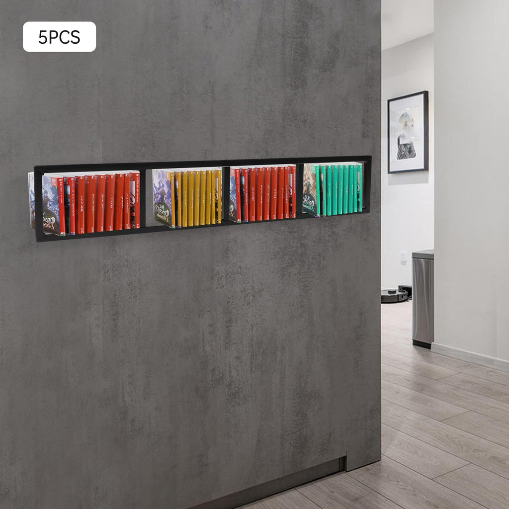 Black 5Pcs CD Racks W409193
