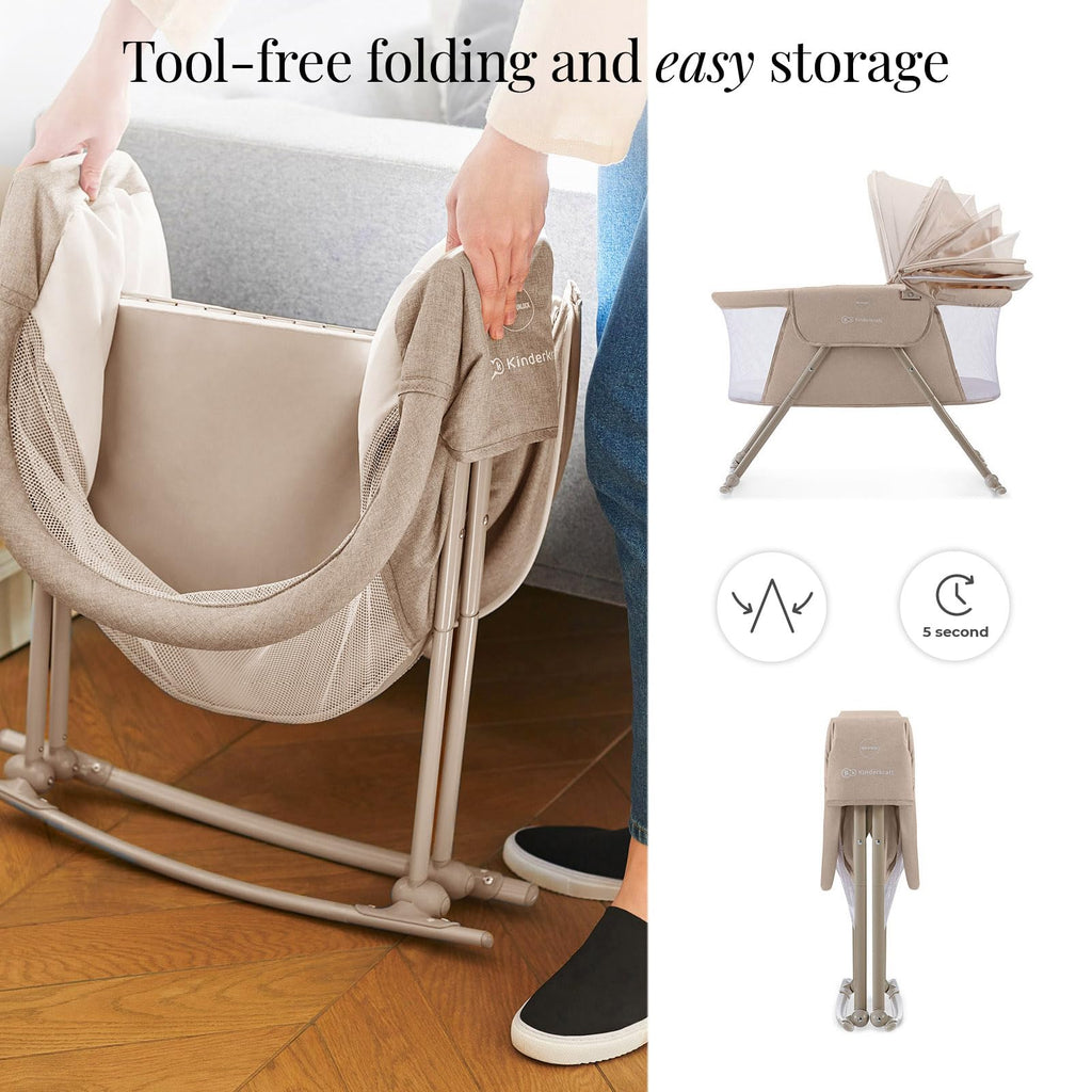 Beige Travel Bassinet I633164