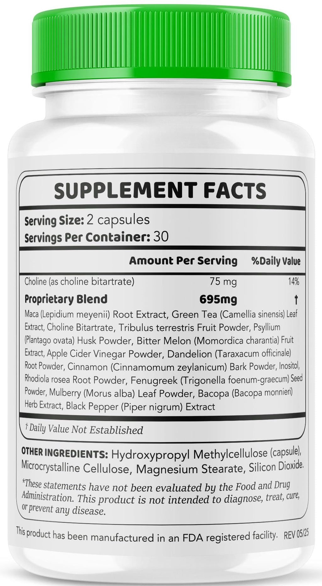 All Natural Capsules Supplement, 300 Capsules P70644
