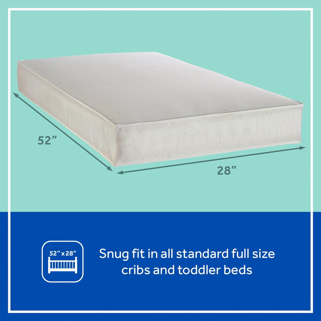 2 Stage Breathable Cooling Foam Cotton Crib Mattress K662915