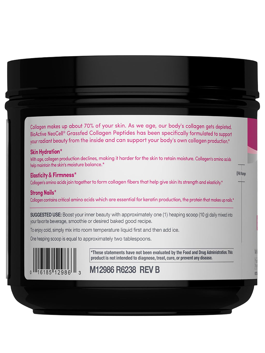 Grassfed Collagen Peptides Powder 14 oz Unflavored Y930