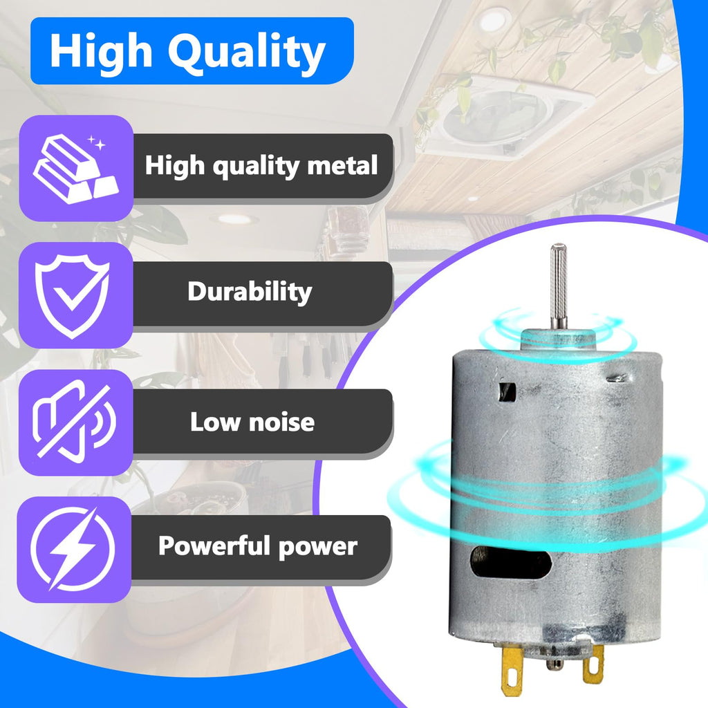 12V DC Fan Motor with Round Shaft G506