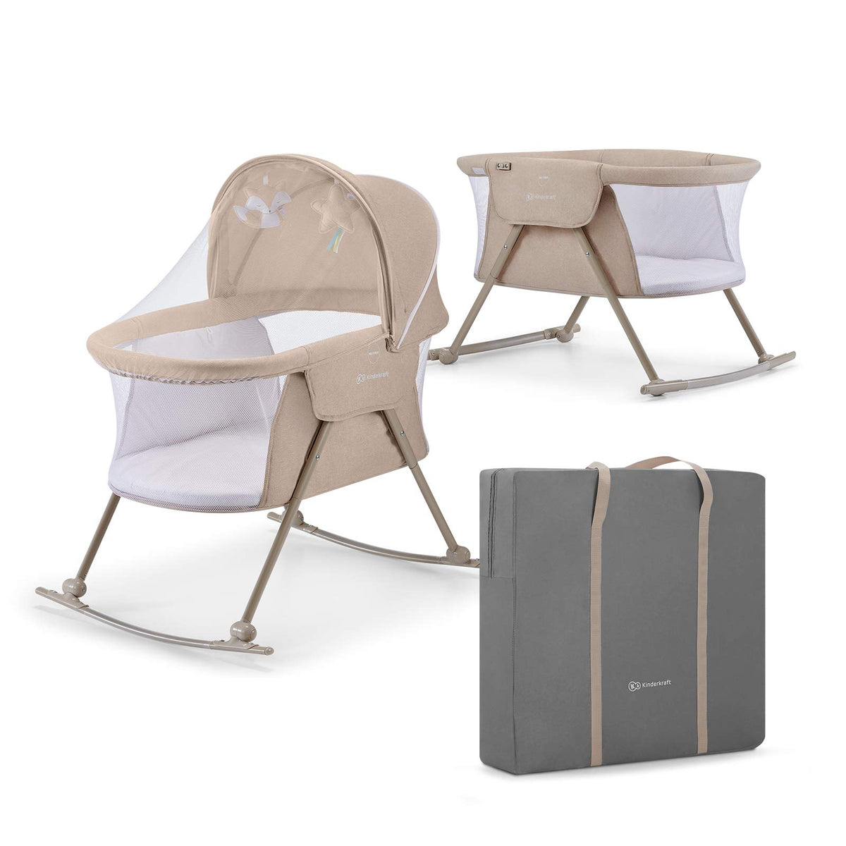 Beige Travel Bassinet I633164