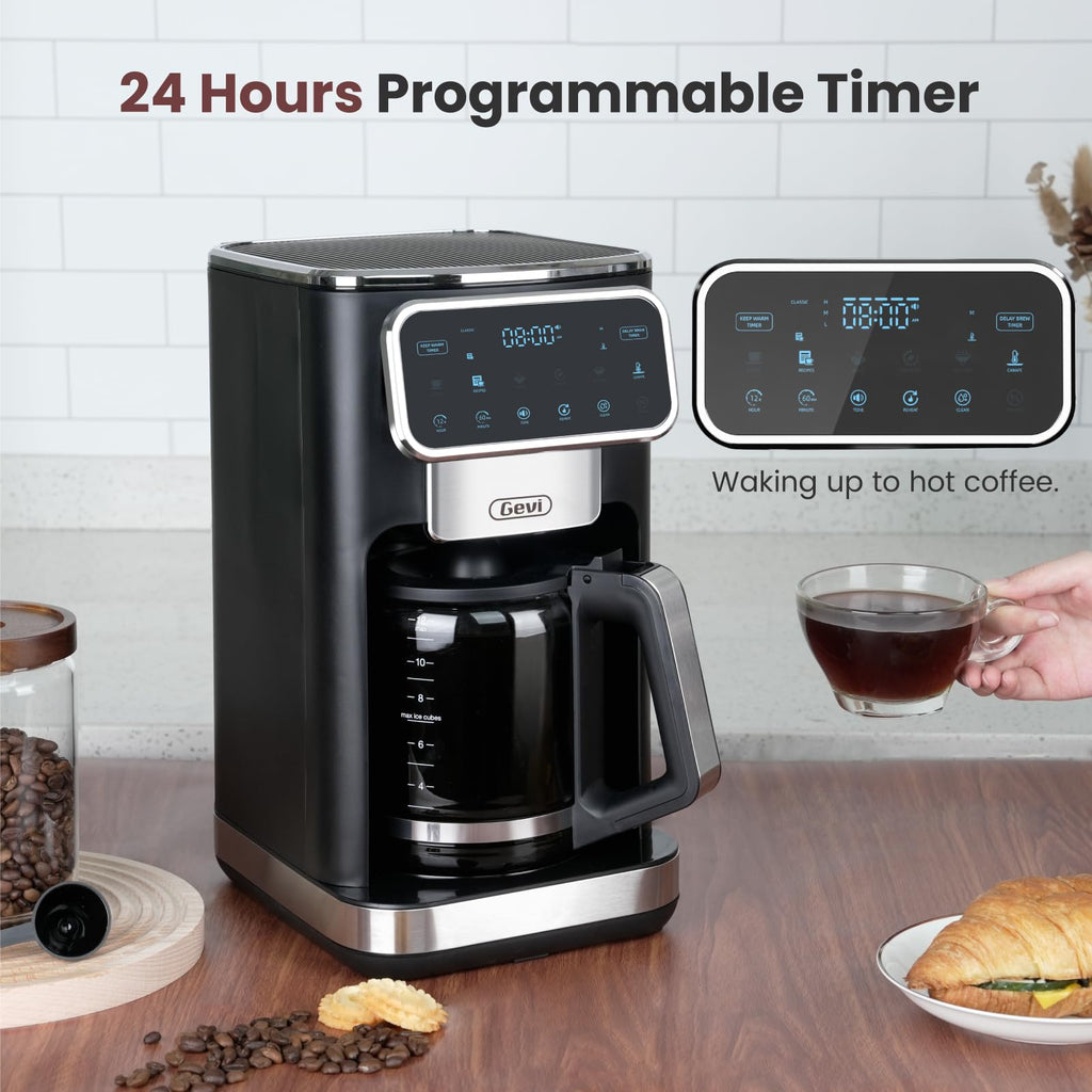 12-Cup Coffee Maker with Glass Carafe Y902474
