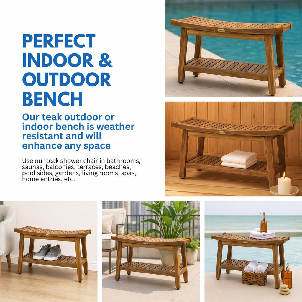30-Inch Teak Shower Bench R23078
